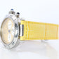 Vintage Cartier PASHA 38mm Chronograph. Rare Yellow Dial W3100355.