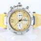 Vintage Cartier PASHA 38mm Chronograph. Rare Yellow Dial W3100355.