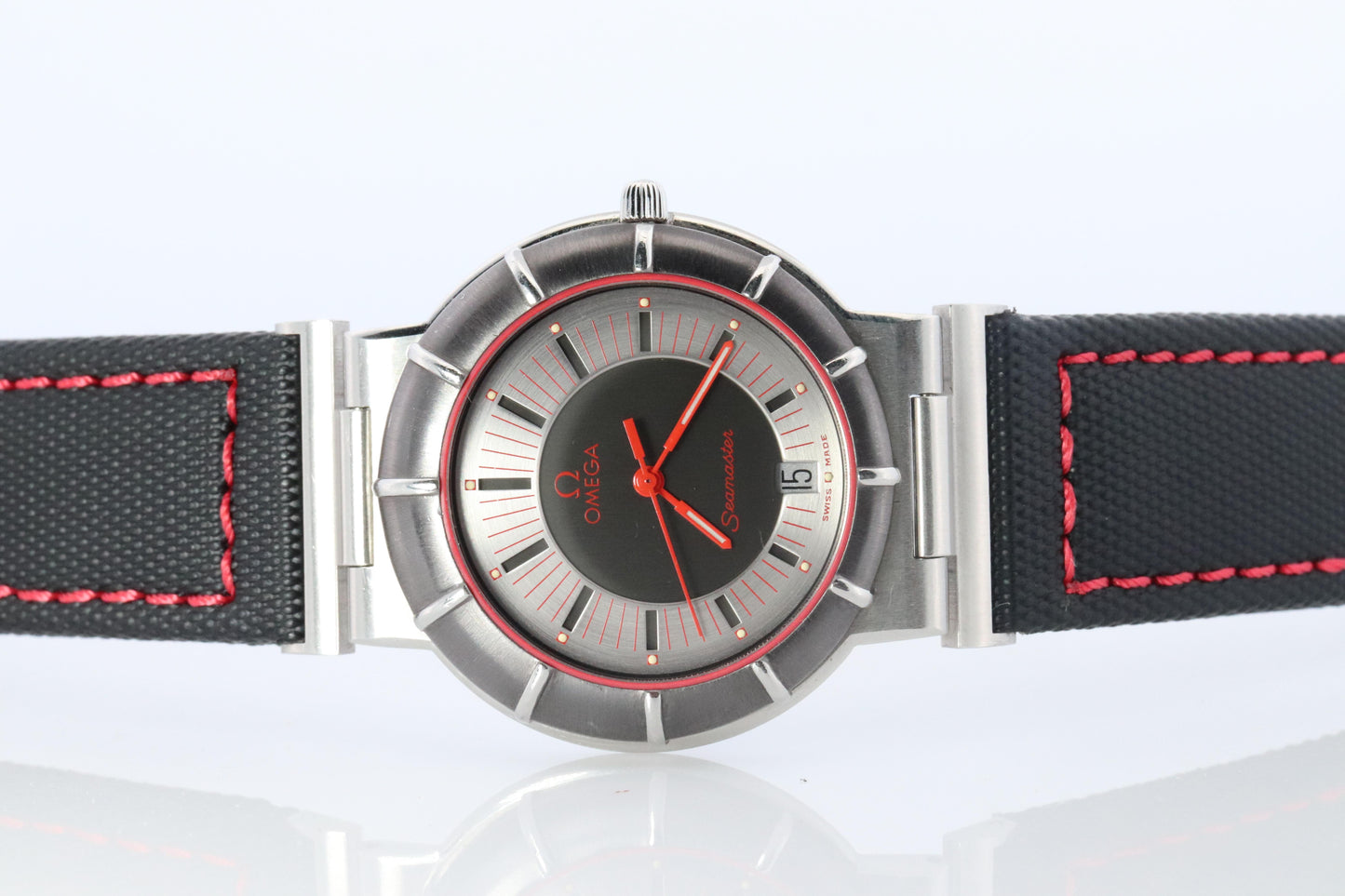 Omega Watch. Omega Seamaster Dynamic 1430 Spider Dial. Omega Mens Quartz