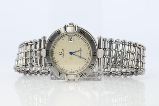 Omega Watch. Authentic Omega Constellation 1379 Date Quartz