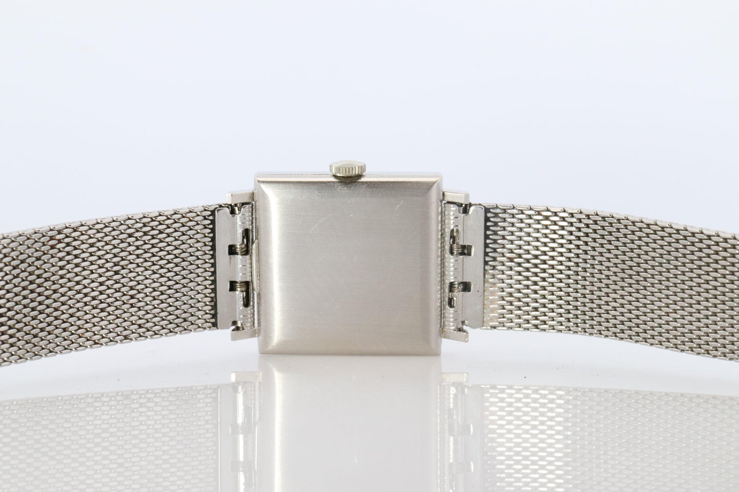 18k Tiffany and Co Watch. Tiffany Mens Dress White Gold Wristwatch