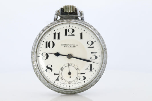Rolex Pocket Watch. Antique Rolex Watch Co Railway Working Pocket Watch
