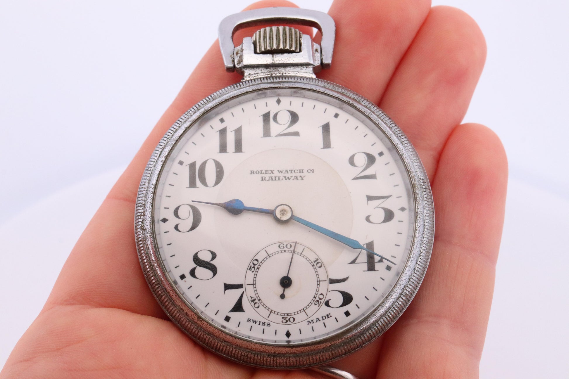 Rolex Pocket Watch. Antique Rolex Watch Co Railway Working Pocket Watch