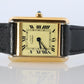 Vintage Must de Cartier Tank 366001 Dial Watch Vermeil ARGENT Small Tank