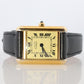 Vintage Must de Cartier Tank 366001 Dial Watch Vermeil ARGENT Small Tank