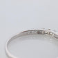18k Diamond eternity band. 18k White Gold 0.5ctw half anniversary Ring.