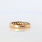 18k Diamond eternity band. 18k Yellow Gold Half Anniversary Infinity Ring