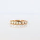 18k Diamond eternity band. 18k Yellow Gold Half Anniversary Infinity Ring