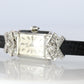 Omega watch. Omega Platinum and Diamond Vintage Ladies wristwatch
