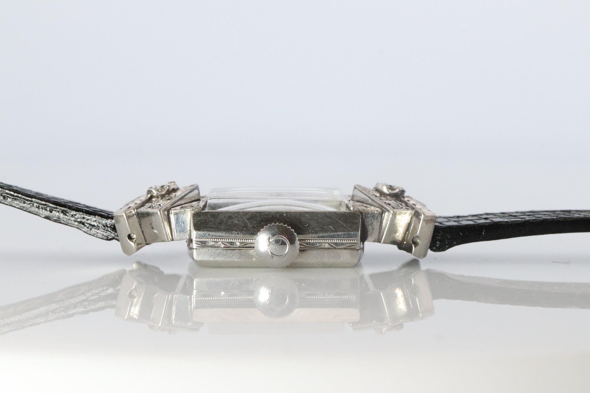 Omega watch. Omega Platinum and Diamond Vintage Ladies wristwatch