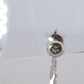 Diamond Dangle Earrings. Platinum PT950 Unpierced Clip On Earrings