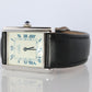 Vintage Must de Cartier Tank Watch. 925 Sterling 690006 White Blue Dial Tank