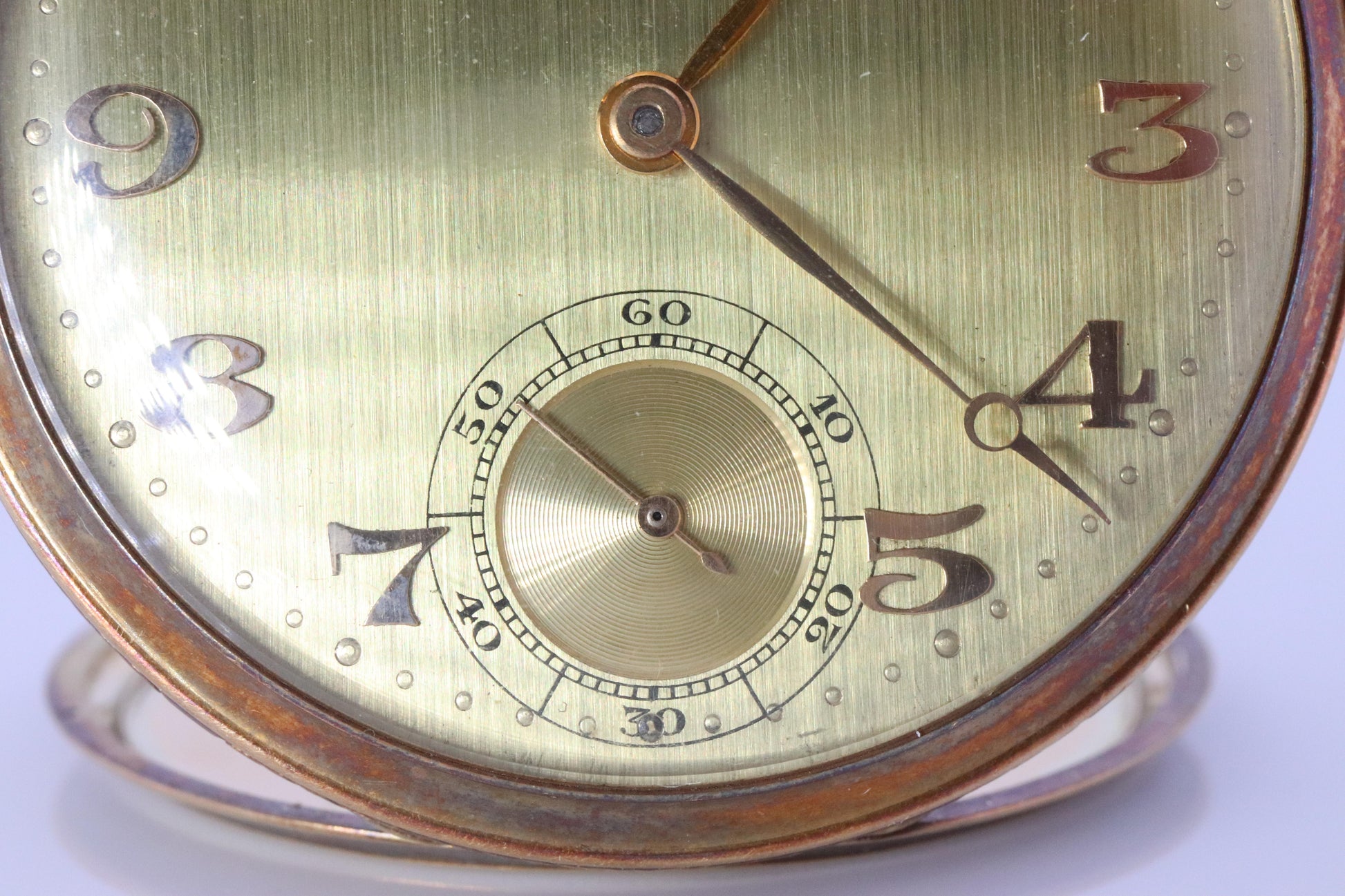 18k Golay Fils & Stahl Pocket Watch. Antique 750 YG Golay Ornate 43mm