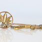 18k YG Pocket watch Chain. Antique Pocket Watch Curb chain.