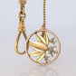 18k YG Pocket watch Chain. Antique Pocket Watch Curb chain.