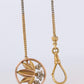 18k YG Pocket watch Chain. Antique Pocket Watch Curb chain.