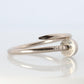 Vintage Cartier Juste un Clou Ring. 18k WG Original Papers Genuine Cartier Band.