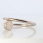 Vintage Cartier Juste un Clou Ring. 18k WG Original Papers Genuine Cartier Band.