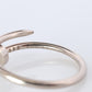 Vintage Cartier Juste un Clou Ring. 18k WG Original Papers Genuine Cartier Band.
