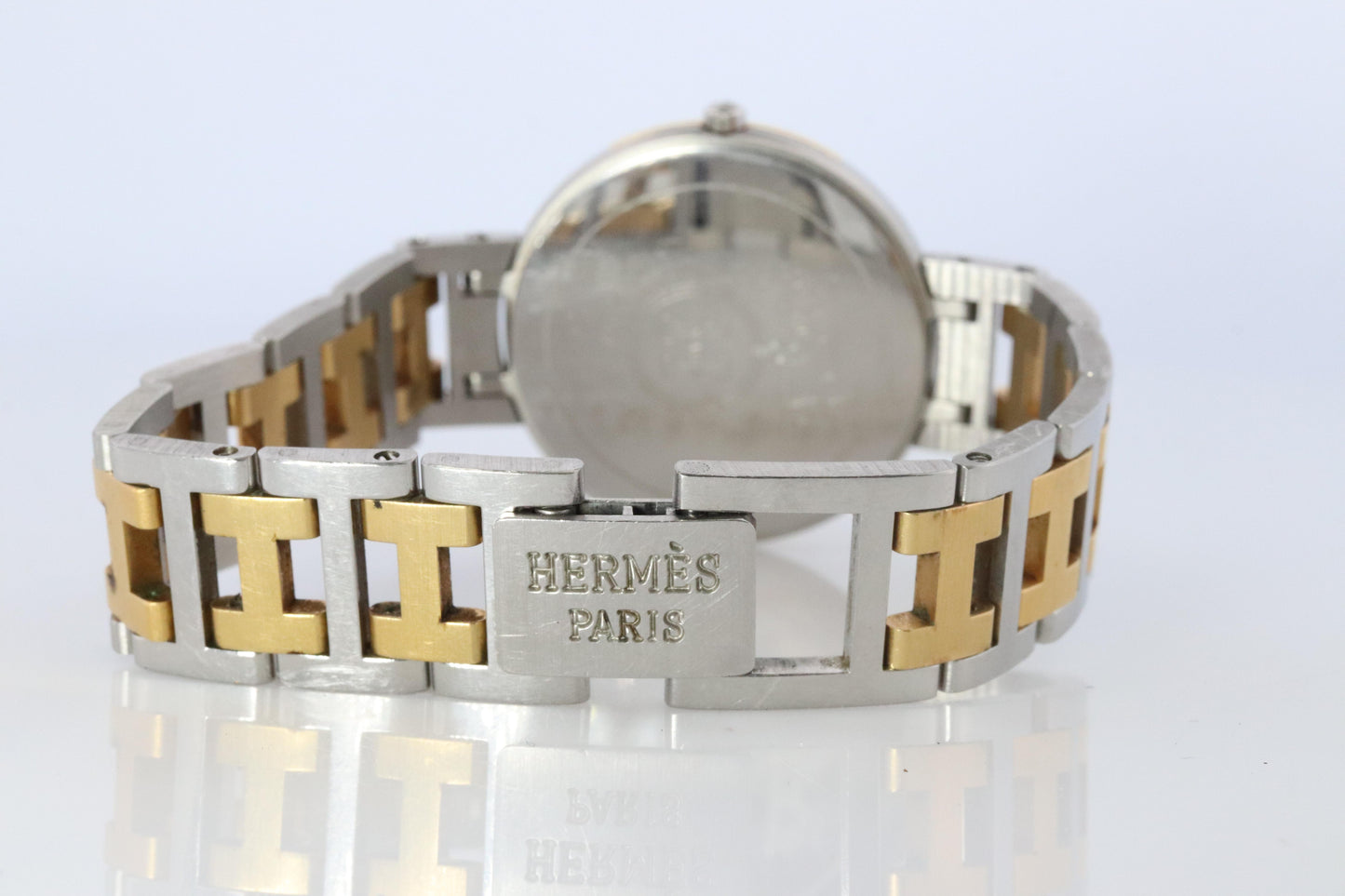 Genuine HERMES Windsor GM 31mm Round Quartz Watch White Dial