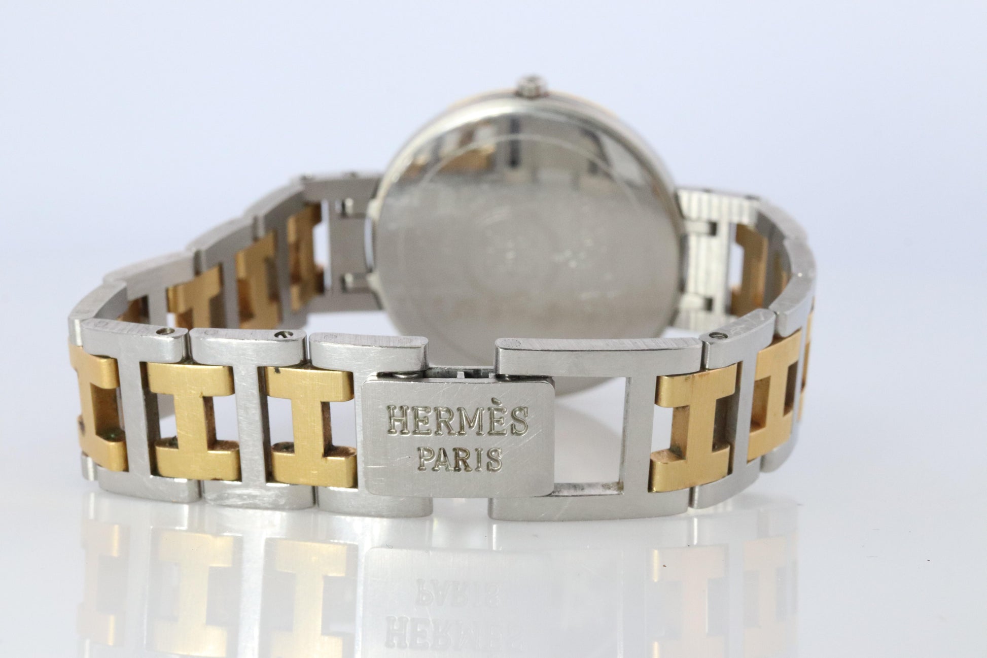 Genuine HERMES Windsor GM 31mm Round Quartz Watch White Dial