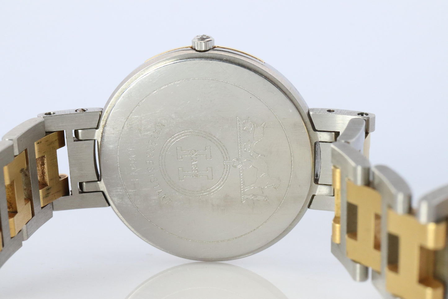 Genuine HERMES Windsor GM 31mm Round Quartz Watch White Dial