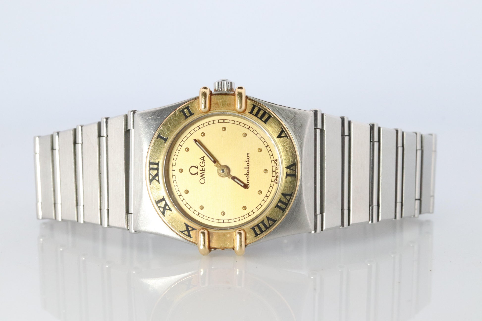 Omega Watch. Ladies Omega 796.1080 Constellation 18k YG and SS.