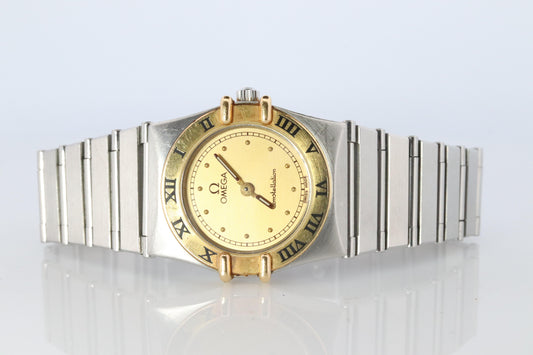 Omega Watch. Ladies Omega 796.1080 Constellation 18k YG and SS.