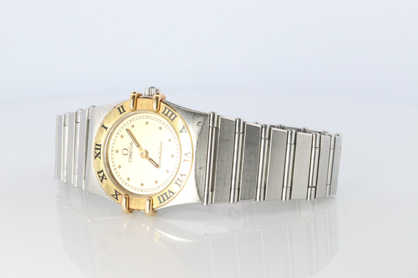 Omega Watch. Ladies Omega 796.1080 Constellation 18k YG and SS.