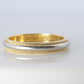 Vintage Tiffany and Co Ring. Authentic 18k PT950 Milgrain Mens T&CO Band