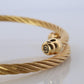 Vintage GUCCI Quartz 2700.2.L  Watch. Gucci Ladies Bangle Gold Tone MOP Dial.