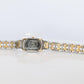 Genuine HERMES RALLYE Stainless Steel 21mm RA1.220 Quartz Watch White.