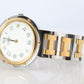 Genuine HERMES Stainless Steel 30mm Round Clipper Quartz Watch White.
