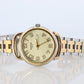 Genuine HERMES PULLMAN Stainless Steel 25mm Round Clipper Quartz Watch silver
