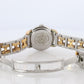 Genuine HERMES PULLMAN Stainless Steel 25mm Round Clipper Quartz Watch silver