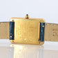 Vintage Must de Cartier Tank 366001 Dial Watch Vermeil ARGENT Small Tank
