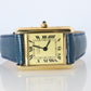 Vintage Must de Cartier Tank 366001 Dial Watch Vermeil ARGENT Small Tank
