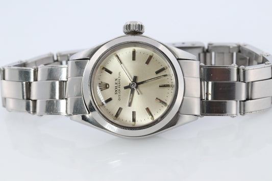 Genuine Rolex 6618 Watch. Ladies ROLEX Oyster Perpetual Automatic Wristwatch.