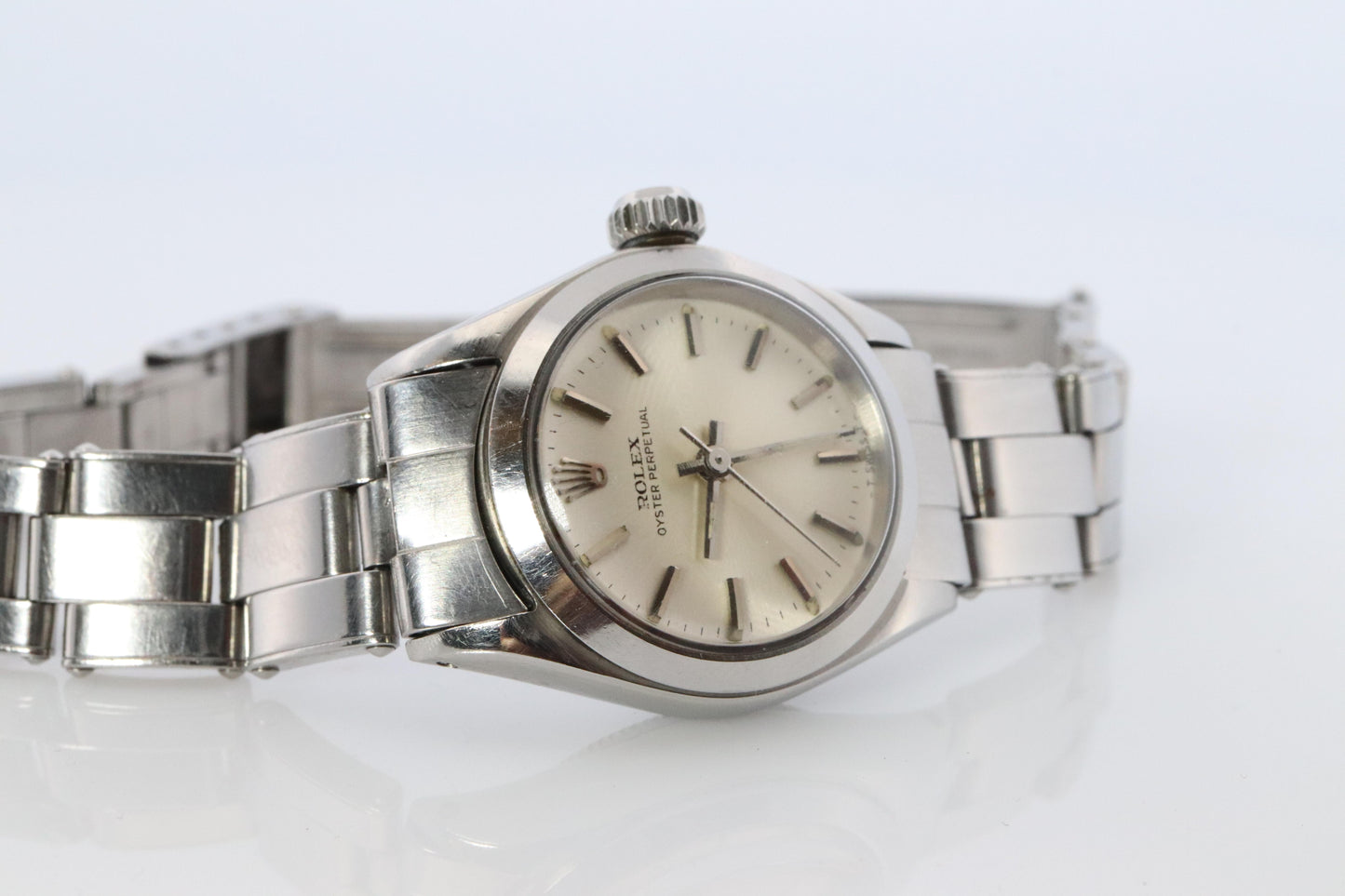 Genuine Rolex 6618 Watch. Ladies ROLEX Oyster Perpetual Automatic Wristwatch.