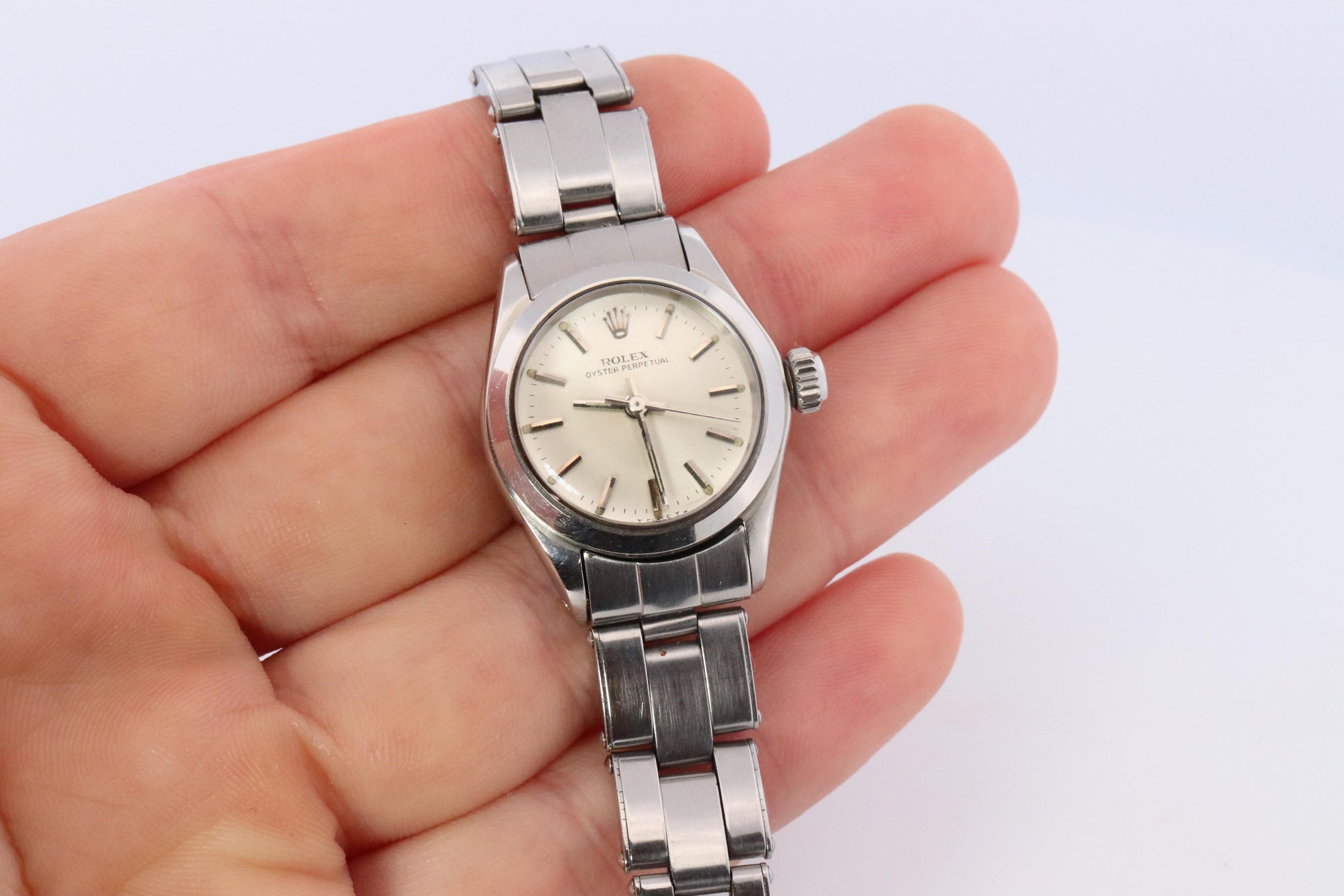 Genuine Rolex 6618 Watch. Ladies ROLEX Oyster Perpetual Automatic Wristwatch.