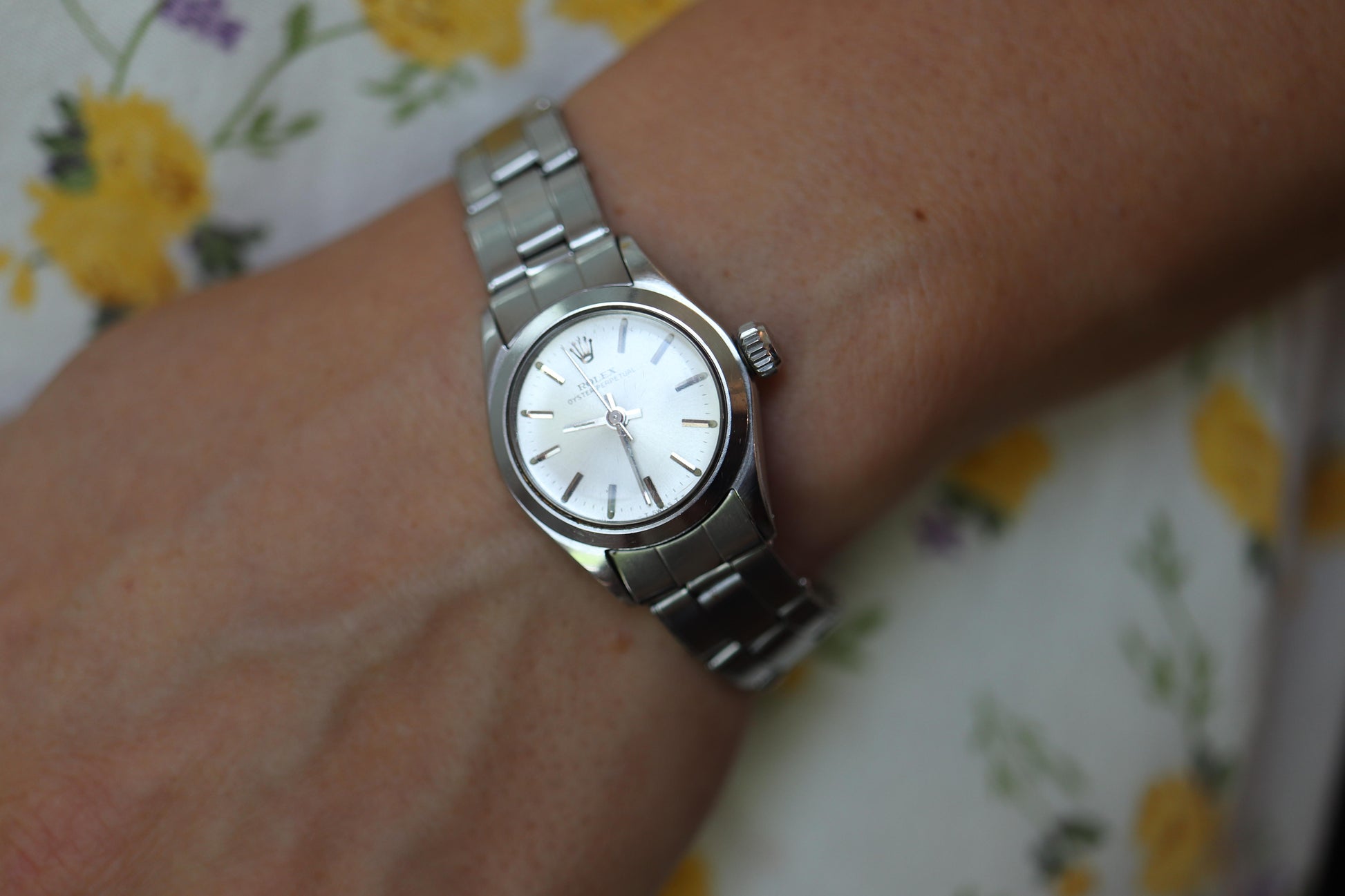 Genuine Rolex 6618 Watch. Ladies ROLEX Oyster Perpetual Automatic Wristwatch.