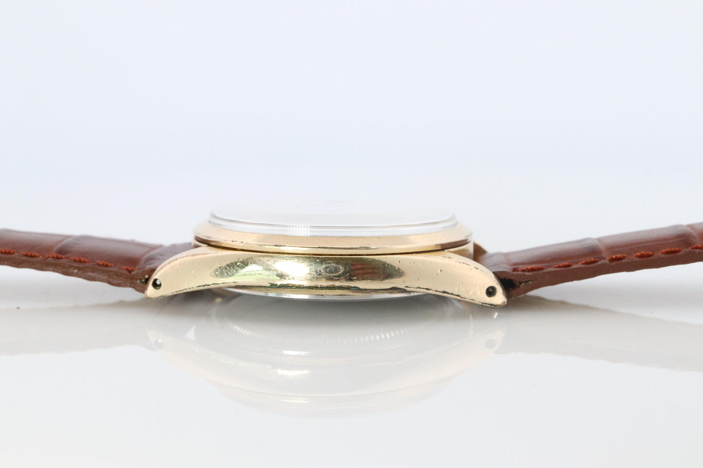 ROLEX Watch. Rolex ref. 6426 1960s Gold Capped Stainless Steel Mens Rolex watch.