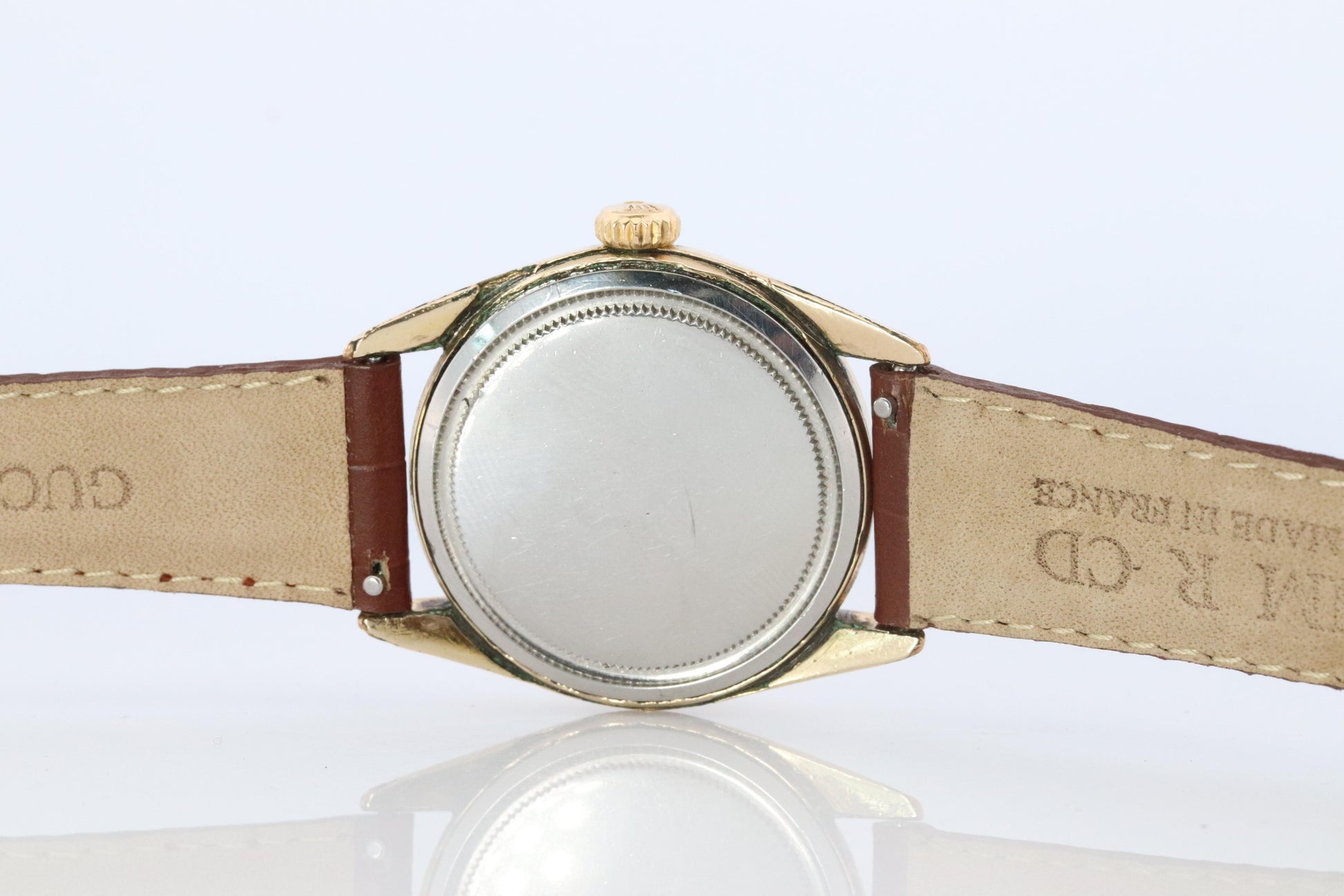 ROLEX Watch. Rolex ref. 6426 1960s Gold Capped Stainless Steel Mens Rolex watch.