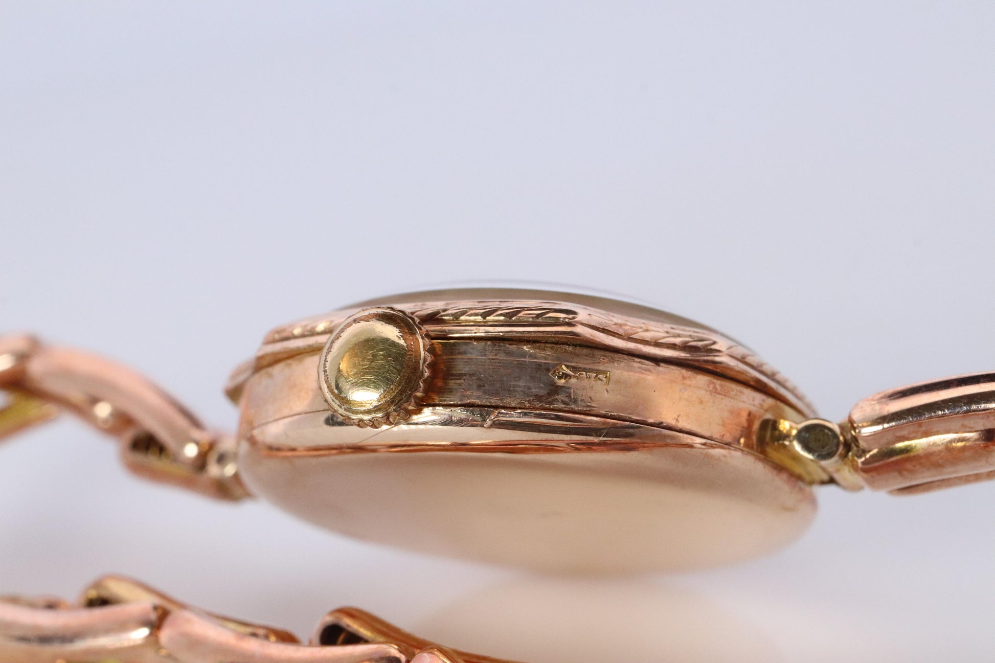 Antique Rolex Womens Cocktail Watch. 9k Rose Gold 0902 Manual Windup.