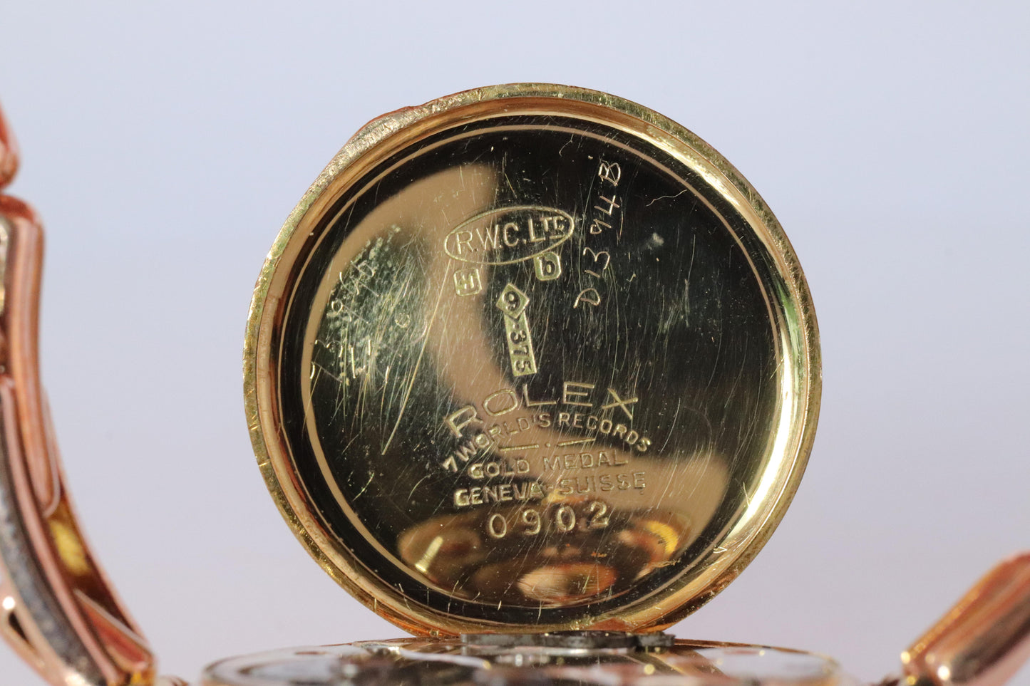 Antique Rolex Womens Cocktail Watch. 9k Rose Gold 0902 Manual Windup.