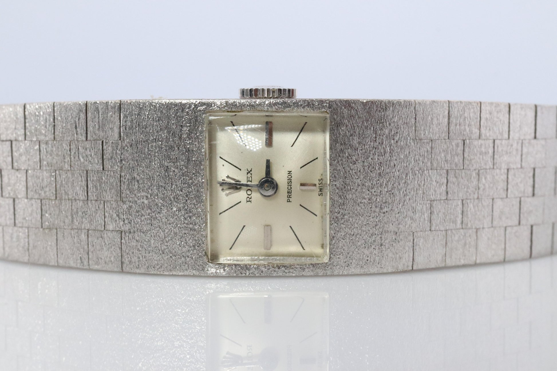 Genuine 18k Rolex Watch. ROLEX Precision 2159 TV Mechanical Windup. Ladies Rolex