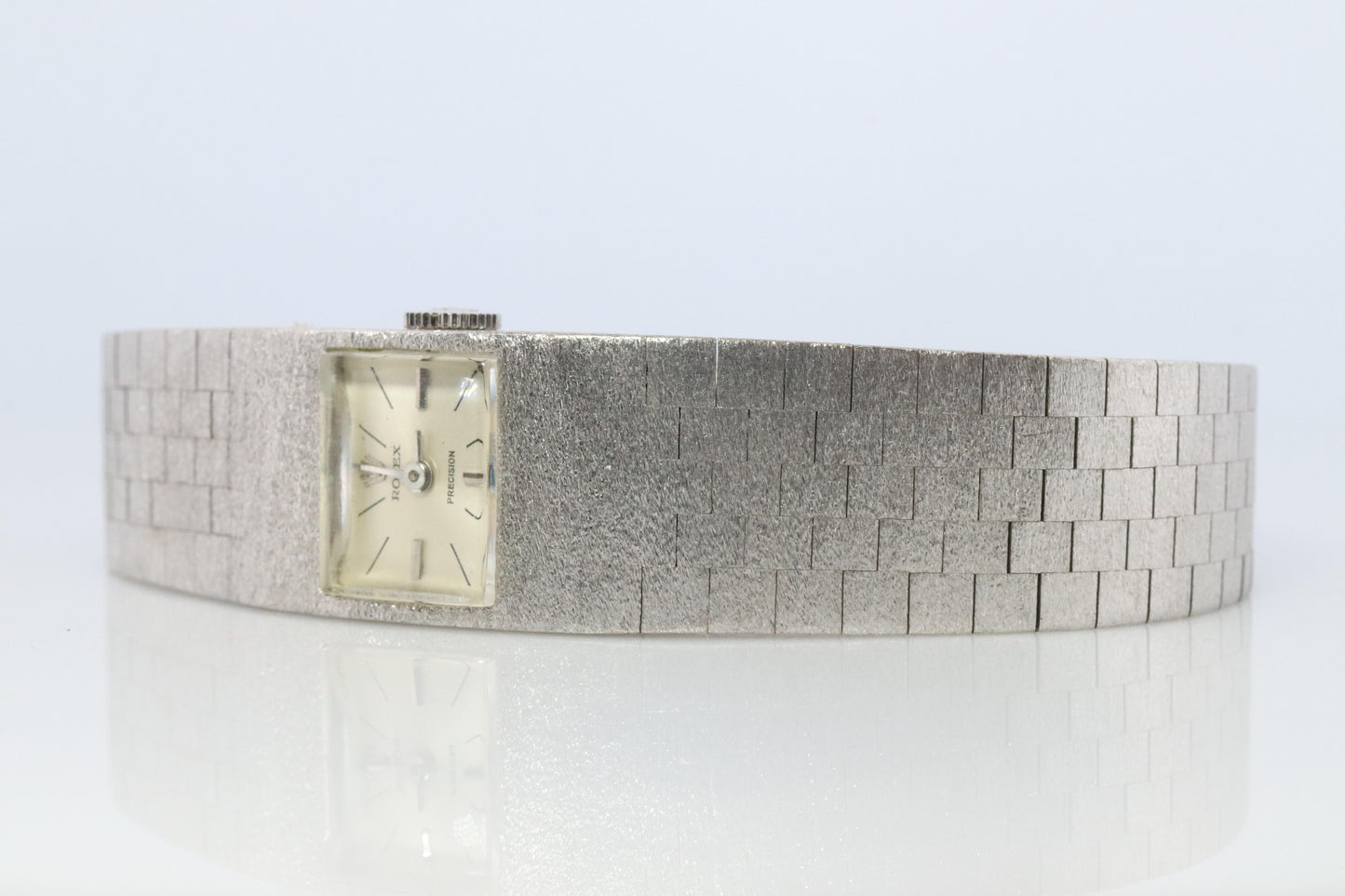 Genuine 18k Rolex Watch. ROLEX Precision 2159 TV Mechanical Windup. Ladies Rolex