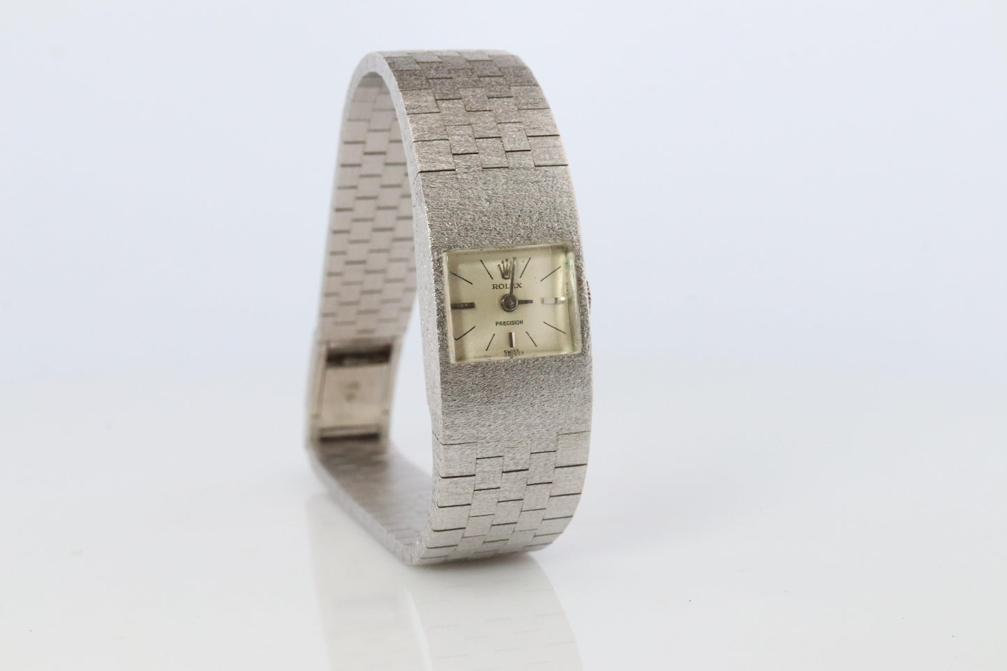 Genuine 18k Rolex Watch. ROLEX Precision 2159 TV Mechanical Windup. Ladies Rolex
