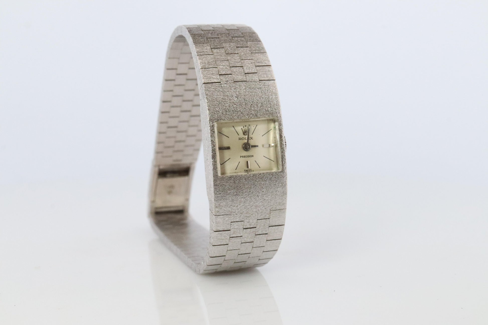 Genuine 18k Rolex Watch. ROLEX Precision 2159 TV Mechanical Windup. Ladies Rolex