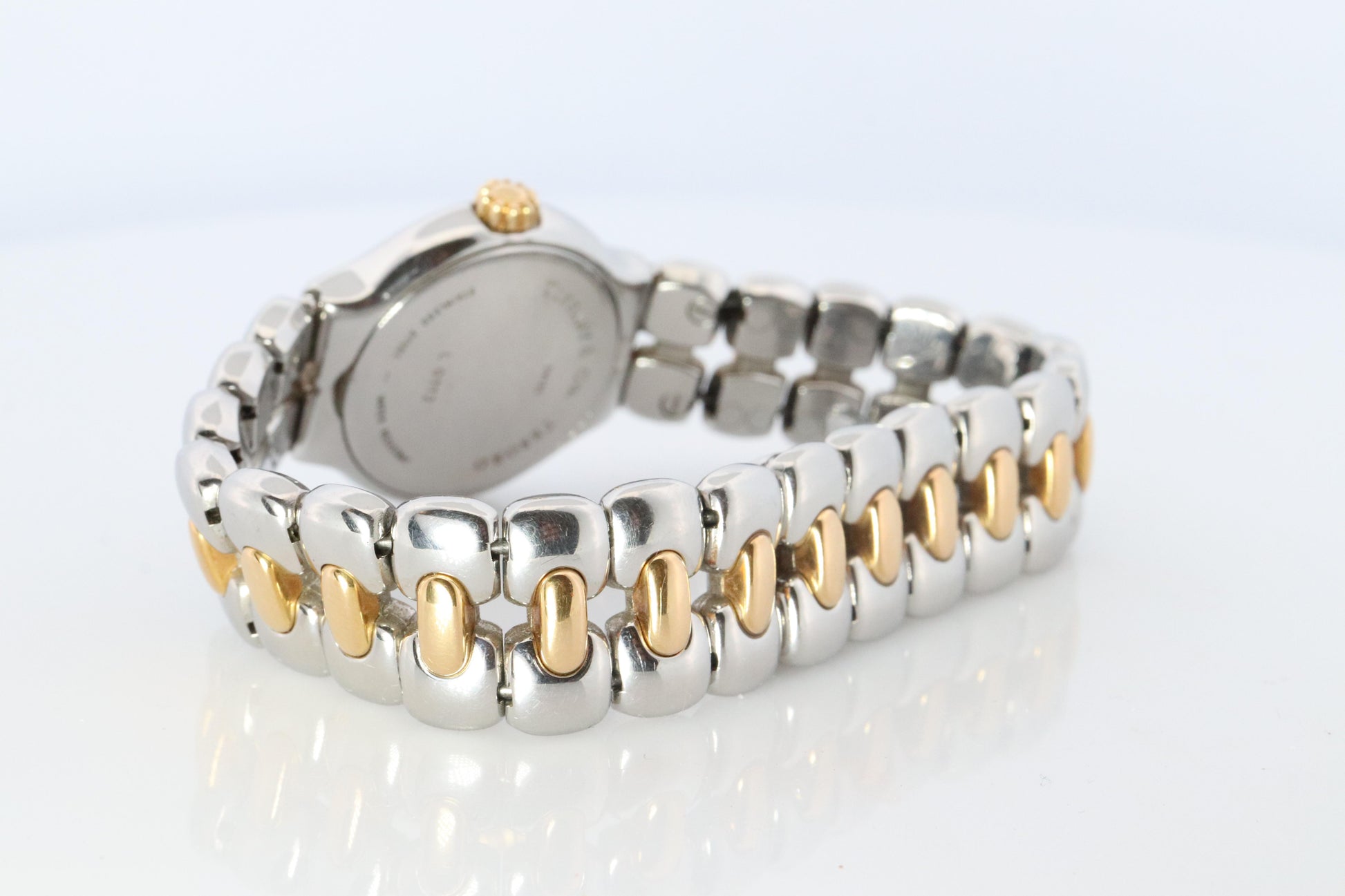 Tiffany and Co Watch. 18k Tiffany Tesoro Stainless Steel Ladies 25mm Wristwatch